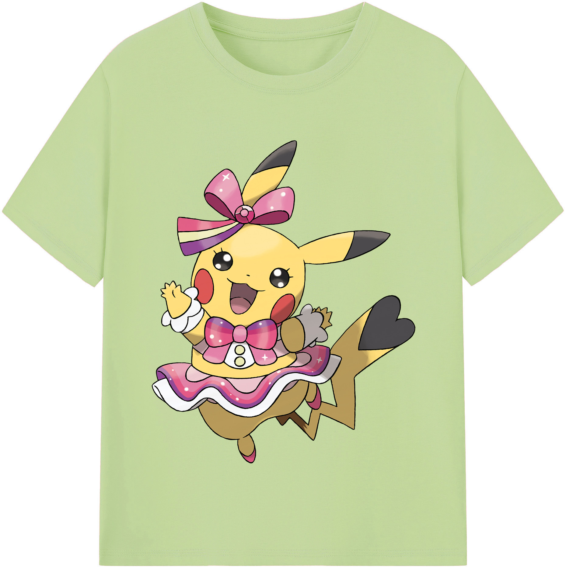 （画像用） ポケットモンスター Pokémon 綿100％半袖Tシャツ（フロントプリント）